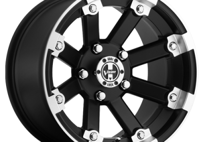 Vision 393 Lockout Wheel, Matt Black with Machined Lip